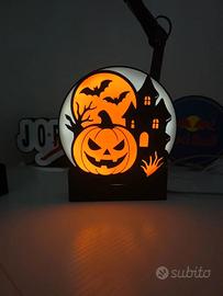 Lampada LED Halloween – Zucca Casa Stregata