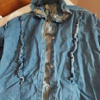 Camicia donna jeans 