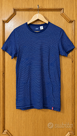 Levi's T-Shirt Uomo Blu a Righe Taglia S