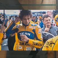 Foto Valentino Rossi autografata originale 