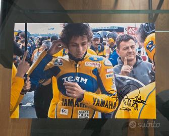 Foto Valentino Rossi autografata originale 