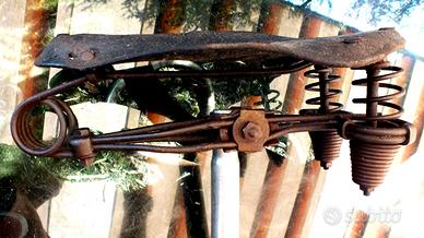 Sella cuoio bici antichissima '800/'900