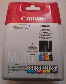 Cartucce per stampante Canon Pixma Originali 550