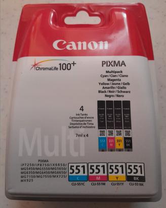 Cartucce per stampante Canon Pixma Originali 550