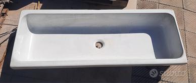 LAVABO A CANALE IN CERAMICA 120×45
