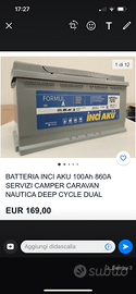 Batteria 100 ampere garantitissima