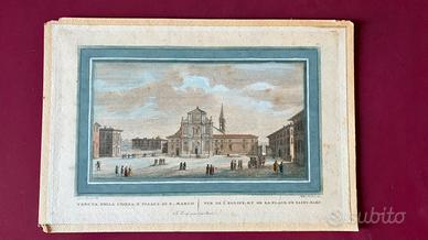 Antica "Piazza San Marco Firenze" Matteo Carboni.