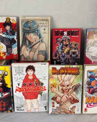 8 Serie Manga + 3 Manga a sorpresa