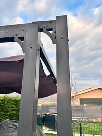 Gazebo/pergola allungabile