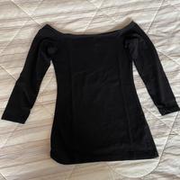 Maglietta nera manica 3/4 H&M tg. xs