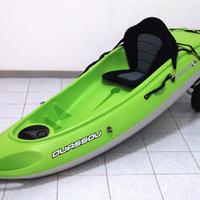 Kayak canoa ouassou bic rigida monoposto accessori