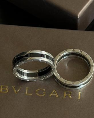 Due anelli bvlgari save the children argento nuovi