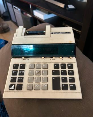 Calcolatrice scrivente vintage Sweda SX122