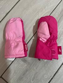 Guanti muffole bambina 18 mesi 2 anni