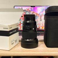 Sigma 20mm F1.4 Art DG DN per Sony E-Mount (Nero)