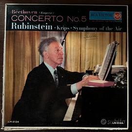 Vinile Rubinstein Beethoven (Emperor) concerto n.5