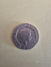 MONETA da 20 PENCE