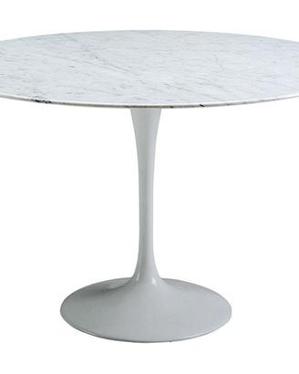 Tavolo Tulip tondo in marmo Carrara tante misure