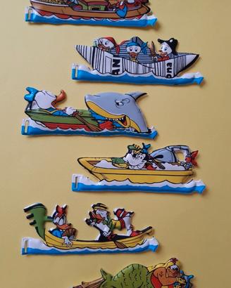 6 figurine plasteco formaggino Mio con "aggancio"
