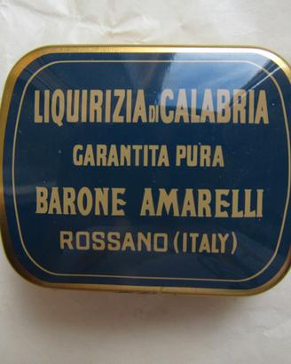 Scatolina di latta Amarelli Rossano - liquerizia  