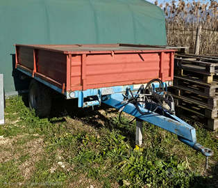 Rimorchio carrello trattore Bicchi