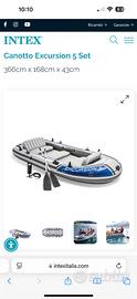 Canotto escursion 5 intex 3,66 m