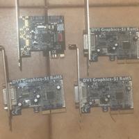 4x schede video computer pci dvi