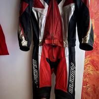 Tuta in pelle divisibile moto