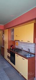 CUCINA COMPLETA MODERNA GIALLO/LEGNO