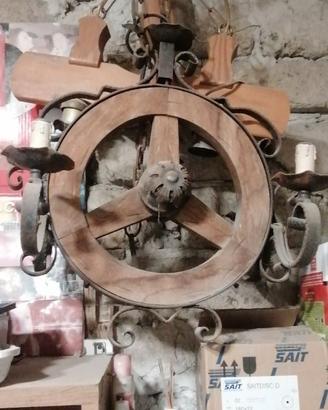 Lampadario a ruota