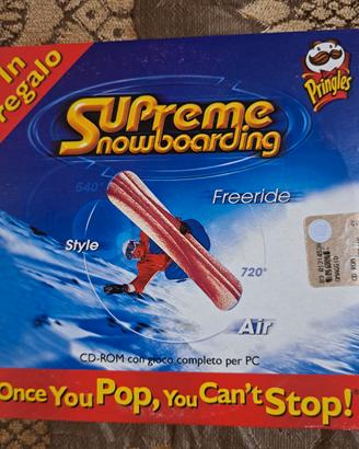 Videogioco vintage Atari Supreme Snowboarding