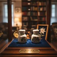 Coppia di souvenir anfore Valgrisenche 