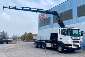 Scania G400 euro 5 8x4 con gru e cassone ribaltabi