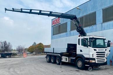 Scania G400 euro 5 8x4 con gru e cassone ribaltabi