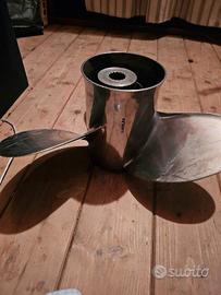 Elica inox Yamaha/Mercury 13-3/4 x 15