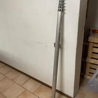 Palo antenna alluminio telescopico