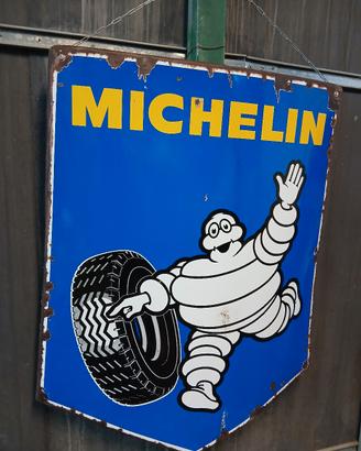tabella smaltata michelin  originale xl