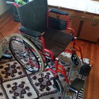 Sedia a rotelle pieghevole