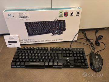 Mouse e Tastiera RII Gaming RK108