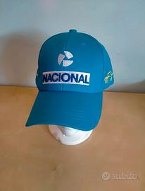 Cappello National Celeste taglia unica