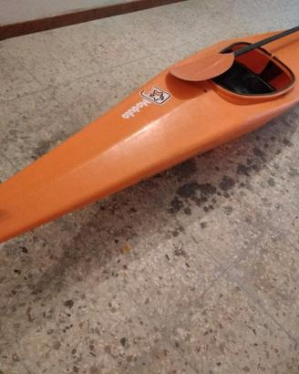 Canoa kajak Nova Modulo con pagaia