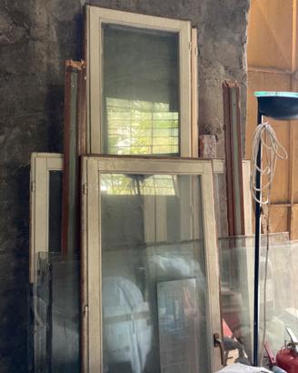 Porta finestra in legno