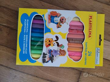barrette plastilina colorata