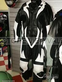 Tuta pelle divisibile moto