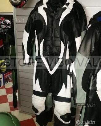 Tuta pelle divisibile moto