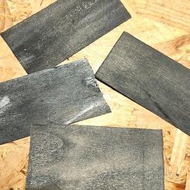 10 targhette di legno effetto vintage