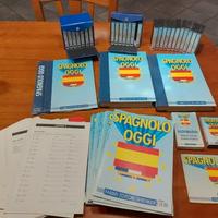 Corso di spagnolo cassette e libri anni 90