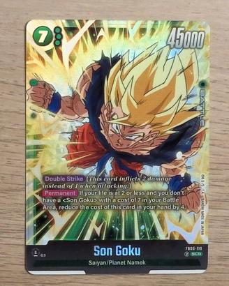 DRAGON BALL SON GOKU FB05 119 FUSION WORLD ENG