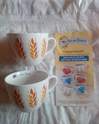 Set 2 tazze Spiga di grano Mulino Bianco 