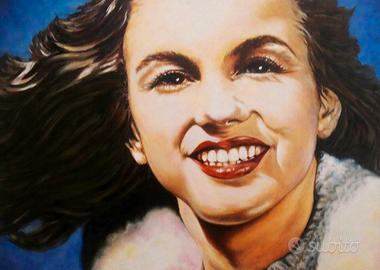 dipinto olio su tela cm 80 x 40